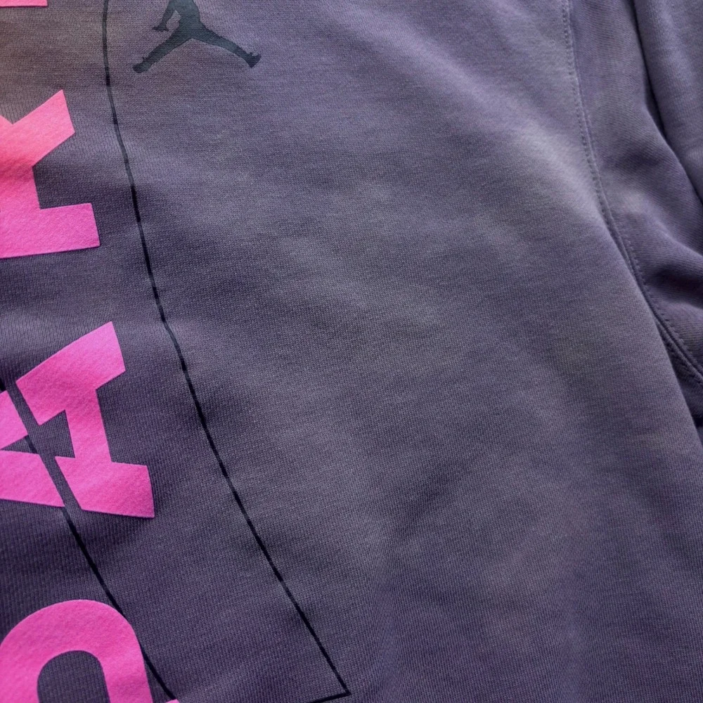 Jordan x PSG Paris Saint-Germain Fleece Hoodie Purple Pink XL DM3096-291